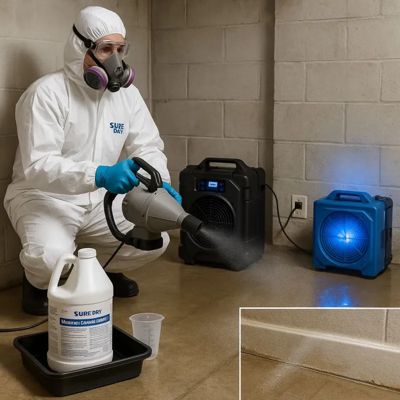 Sanitization and Odor Removal process in Bexar County, TX